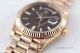 Swiss Copy Rolex Daydate 40 TWS Rose Gold watch on Brown Dial with Baguettes (3)_th.jpg
